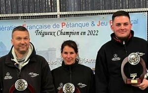 Le Championnat Départemental Senior Triplettes Mixtes initialement prévu à Yffiniac aura lieu à Loudéac les 25 et 26 mars 2023
