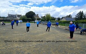 Résultats des Barrages de Coupe Départementale Vétérans du 26 Avril 2024