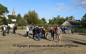 Tournoi &quot;Triplette Vétéran&quot; au Pétanque Club de la Baie le 11 Septembre 2024