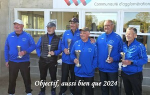 Liste des Equipes inscrites au Championnat Départemental triplette vétéran à Plestin les Grèves les 16 et 17 Avril 2025