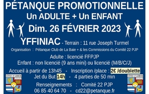 Rassemblement Départemental 1 enfant + 1 adulte à Yffiniac