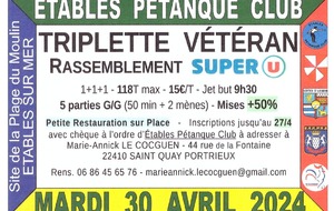 Triplette Vétéran à Etables