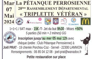 Triplette Vétéran à Perros