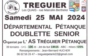 Départemental Doublette Sénior à Tréguier