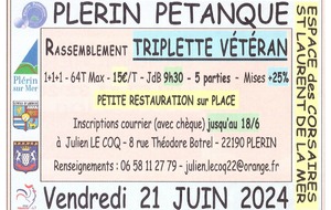 Triplette Vétéran à Plérin