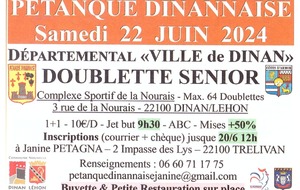 Doublette Sénior à Dinan