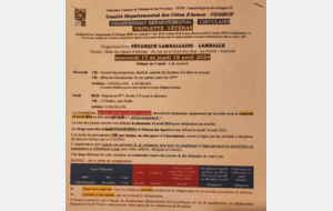 Championnat Départemental Triplettes Vétérans à Lamballe