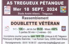 Rassemblement &quot; Doublette Vétéran &quot; à Trégueux