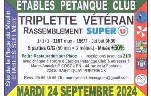 Rassemblement &quot; Triplette Vétéran &quot; à Etables