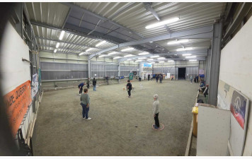 Séances d'entrainement au Pétanque Club de la Baie