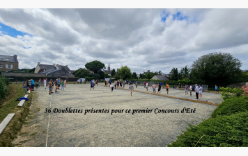 Les Concours d'Eté ont débuté au Pétanque Club de la Baie