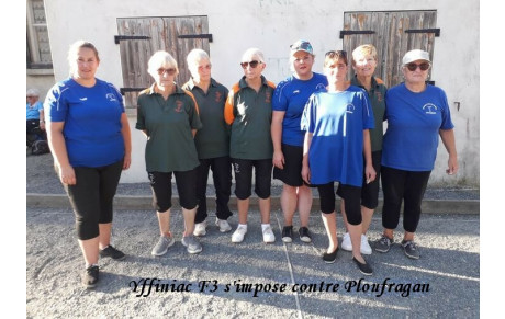 Classement des Championnats Départementaux des Clubs Senior au 8 Octobre 2023