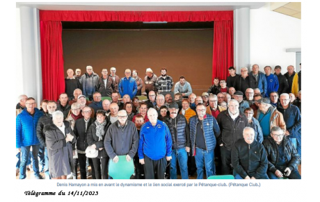 Assemblée Générale du Club du 11 Novembre 2023