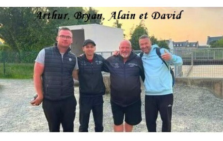 Tournoi de Pétanque en Doublettes le 20 Mai 2024 à Yffiniac