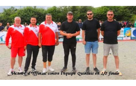 Victoire d'une Equipe d'Yffiniac au Concours Régional de PLOMELIN
