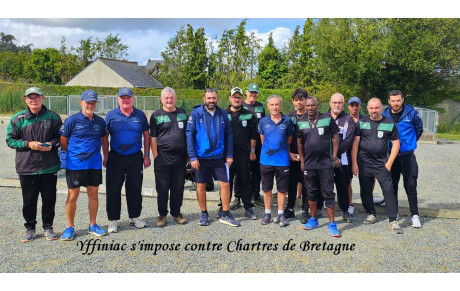 Championnat Régional Senior Masculin - Résultats du 7 Septembre 2025