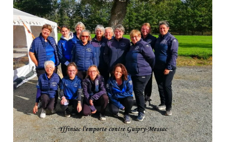 Championnat Régional Senior Féminin - Résultats du 5 Octobre 2025