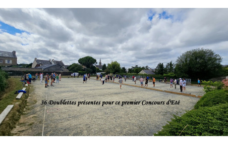 Les Concours d'Eté ont débuté au Pétanque Club de la Baie