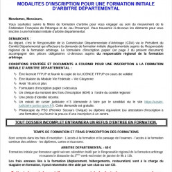 Devenez Arbitre