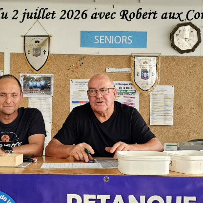 Concours d'été au Pétanque Club de la Baie