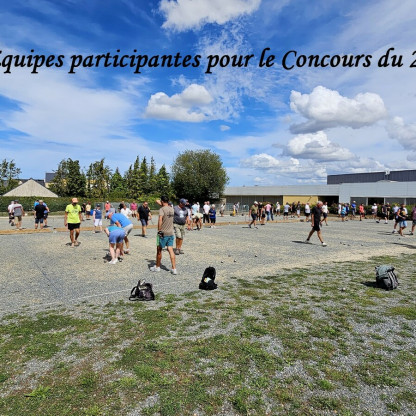 Concours d'été au Pétanque Club de la Baie