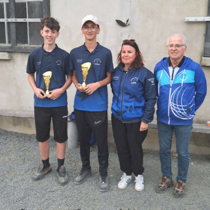 Championnat Départemental Doublettes Jeunes Honorifique à Ploufragan le 3 Octobre 2026